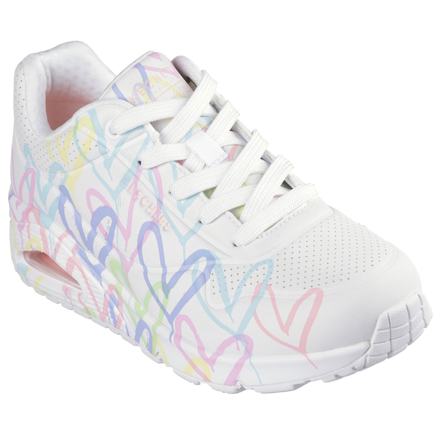 Sneakers och skor Skechers Uno - Spread The Love Vit | 155507-WPTQ, 1
