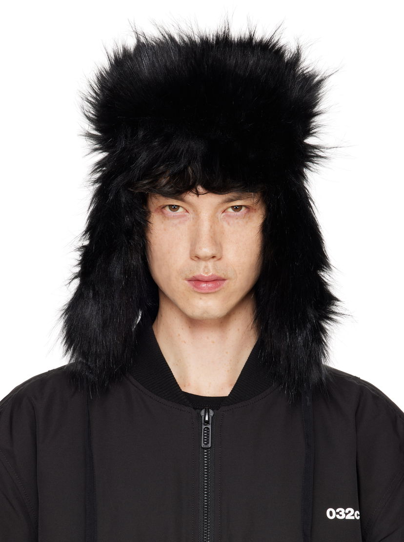 Hatt 032C Trapper Aviator Hat Svart | F24-UAW-3204-000