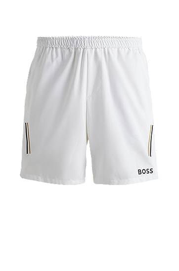 Shorts BOSS Matteo Berrettini Water-Repellent Shorts Vit | 50521655