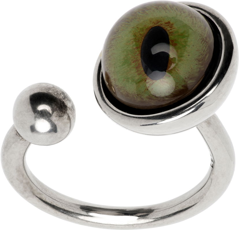 Ringa LEMAIRE Lemaire Cat Eye Ring Metallisk | JW0071 LO036