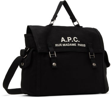Axelväska A.P.C. A.P.C. Besace Recuperation Canvas Bag Svart | CODBM.H61930, 2