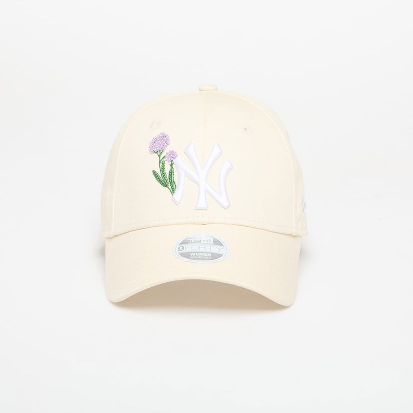 Keps New Era New Era New York Yankees Beaded 9FORTY Adjustable Cap Beige | 60667492
