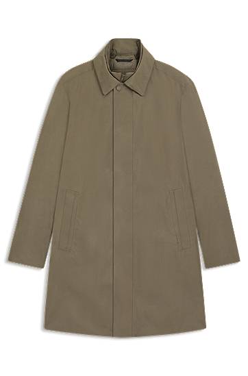Regnrock BOSS waterproof coat with detachable bib Grön | 50547829, 0