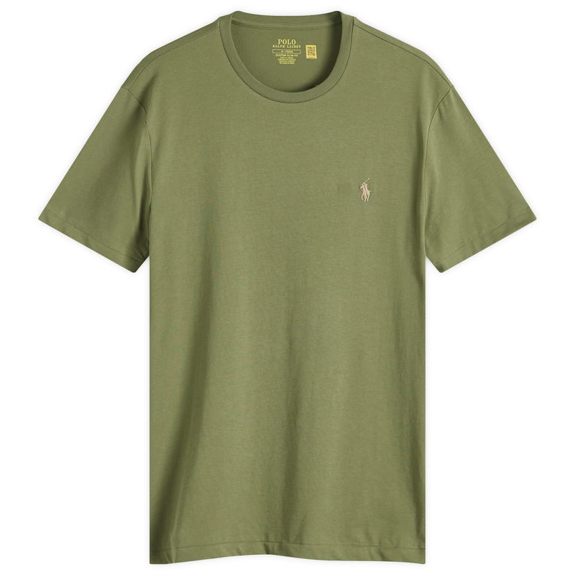 T-shirt Polo by Ralph Lauren Custom Fit T-Shirt Grön | 710671438389