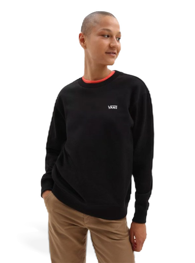 Sweatshirt Vans Flying V Boyfriend Fit Crew Sweater Svart | VN0A5AQ1BLK