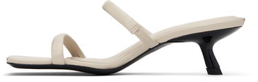 Skovård Anine Bing ANINE BING Hilda Two-Strap Kitten Heel Mules Beige | A-14-11101-IVY17, 2