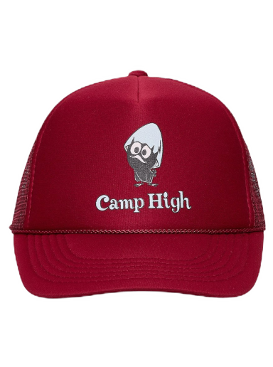 Keps Camp High Egg Guy Cap Bourgogne | CHEGGCAP BURGUNDY