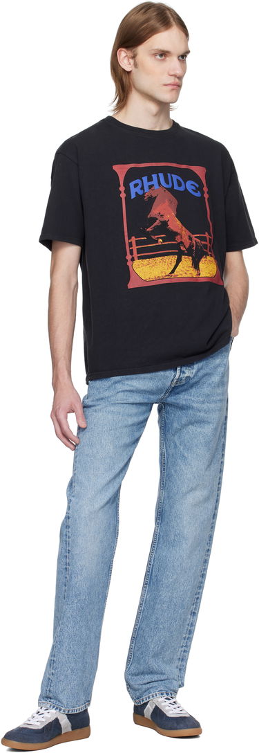 T-shirt Rhude Rhude Cadre Horse Graphic Tee Svart | RHSS25TT05012, 3