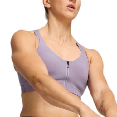 Behå Puma Puma PWR SHAPELUXE Zip Front Sports Bra Purpur | 525881-30, 2