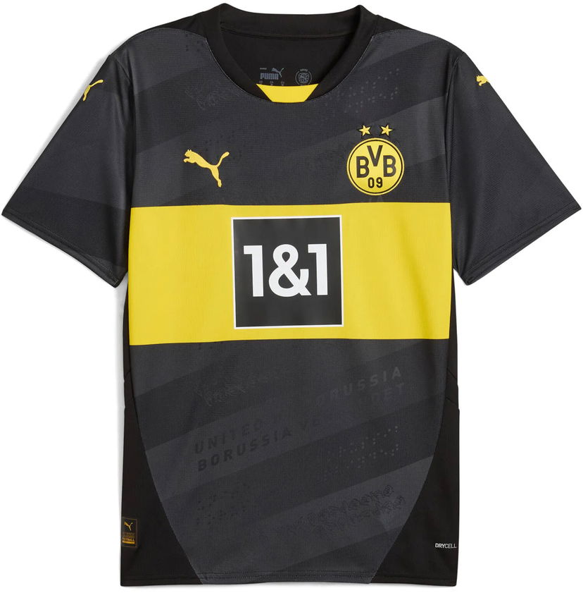 Jersey Puma BVB  Away Jersey Replica 2024/25 Svart | 774956-02