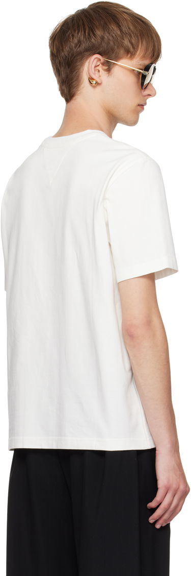 T-shirt Bottega Veneta Bottega Veneta Cotton T-Shirt with Small Logo Vit | 838959V4N509071, 2
