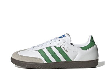 Sneakers och skor adidas Originals Samba OG White Green Vit | IG1024, 3