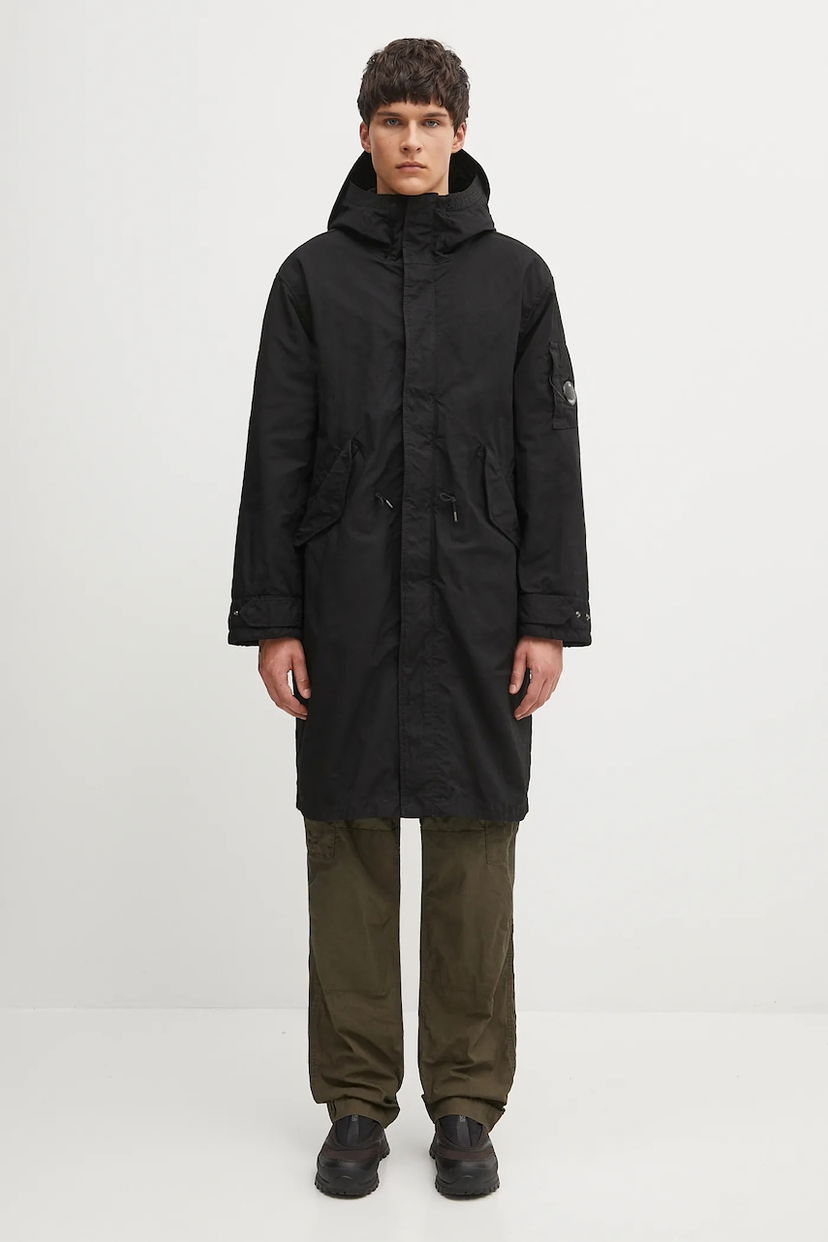 Parkas C.P. Company C.P. Company Hooded Parka Svart | 19CMOW095A110305G