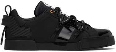 Sneakers och skor Dolce & Gabbana Black Portofino Sneakers Svart | CS1783AJ986, 0