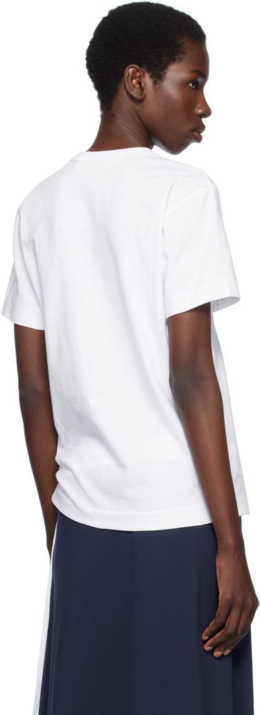 T-shirt Comme des Garçons PLAY Stud Print Heart T-Shirt Vit | AX-T804-051, 2
