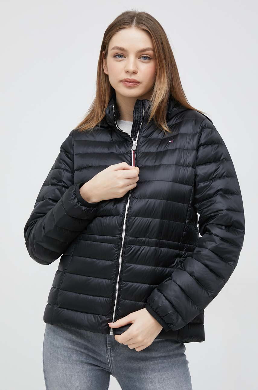 Pufferjacka Tommy Hilfiger Puffer Jacket Svart | WW0WW37264.PPYX, 0