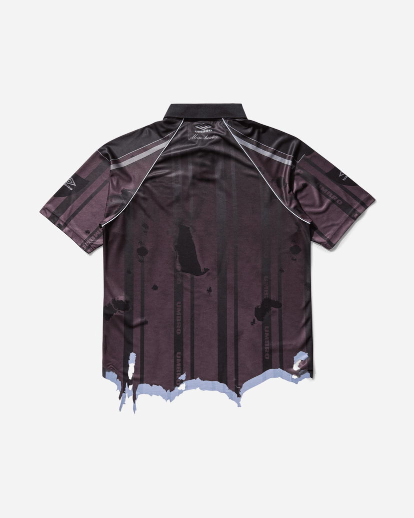 Polotröja Umbro Distressed Spycam Polo Purpur | UBMW0355FA225 PLE0004