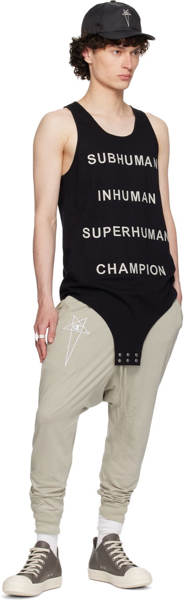 Träningsbyxor Rick Owens Rick Owens Champion Edition Prisoner Drawstring Sweatpants Grå | CM01E1690 CHJG JERSEY, 4