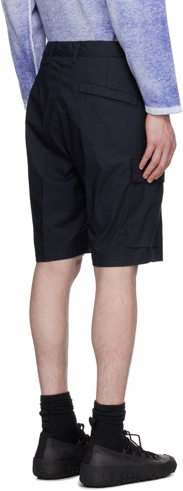 Shorts Stone Island Stone Island Stretch Cotton Tela Paracadute Shorts Mörkblå | K1S15L100L08S0003, 2