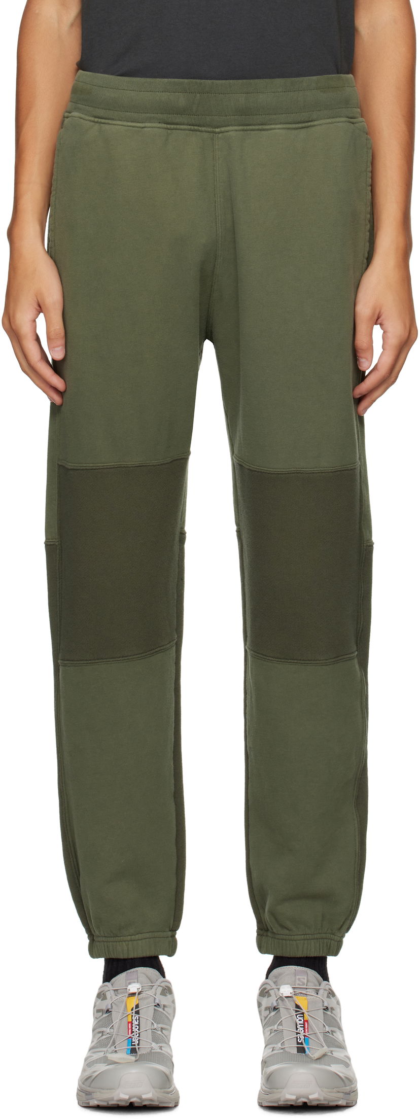 Träningsbyxor Stone Island Brushed Organic Cotton Fleece Sweatpants Grön | 811560352