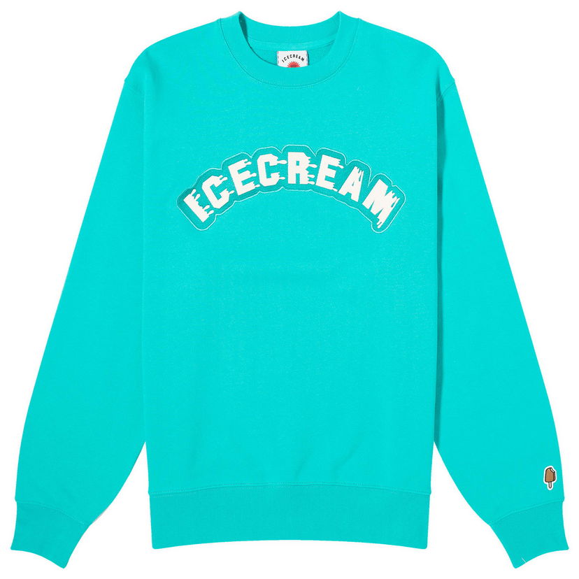 Sweater BBC IceCream Drippy Sweatshirt, Size Small Turkos | IC24224-BL