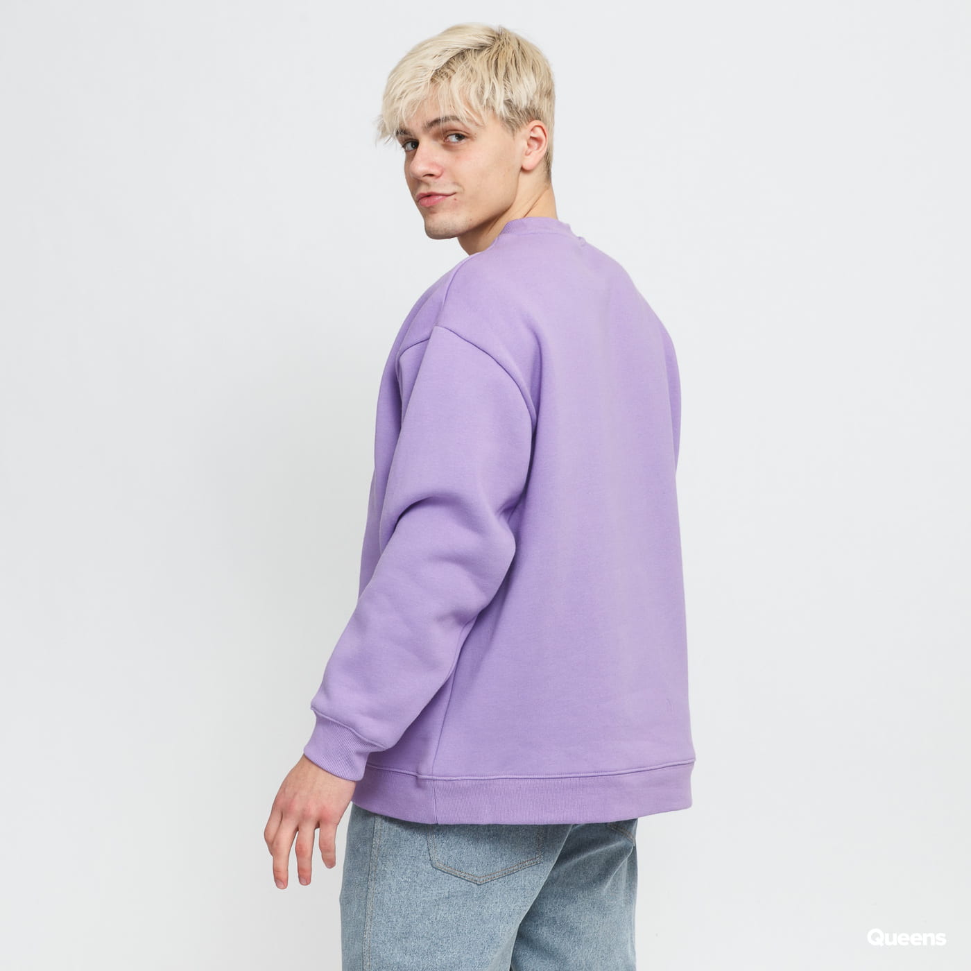 Sweatshirt Pleasures Faith Crewneck Sweatshirt Purpur | P21W027, 1