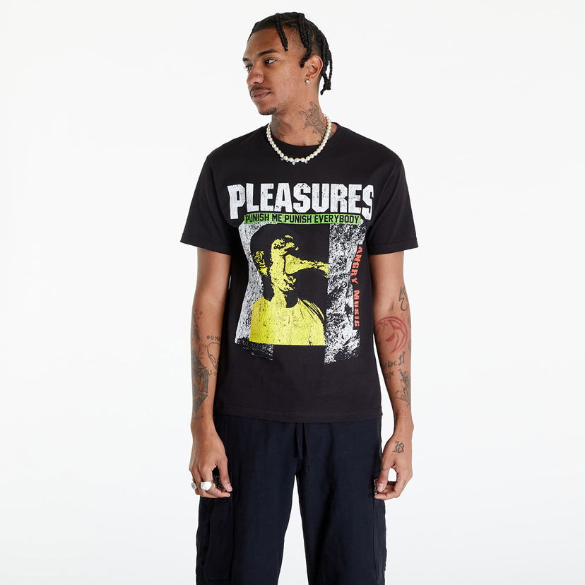T-shirt Pleasures Punish T-Shirt Svart | P24SP047 BLACK