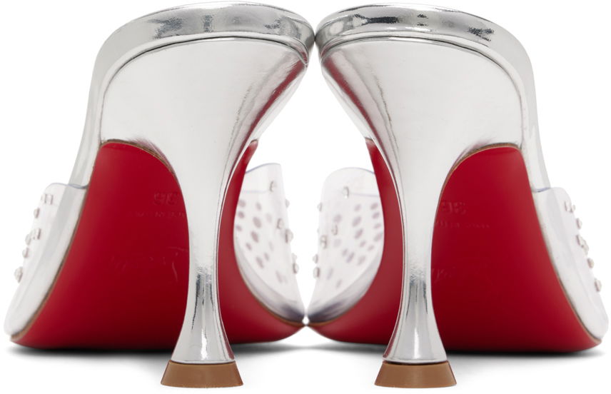 Tillbehör Christian Louboutin Christian Louboutin Degramule Strass 85 Heeled Sandals Metallisk | 3220417, 1