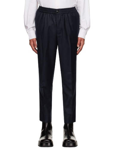 Byxor AMI Drawstring Trousers Mörkblå | HTR206.WV0024