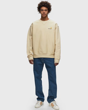 Sweatshirt Carhartt WIP American Script Sweatshirt "Buckeye" Brun | I025475_BV_XX, 3