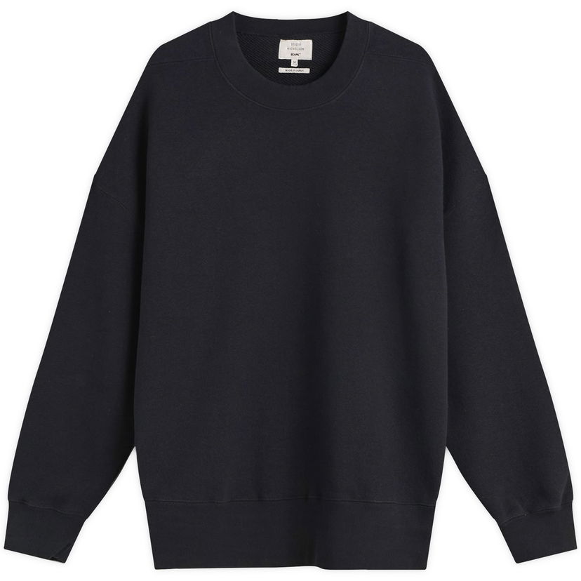Sweatshirt Studio Nicholson Studio Nicholson x Beams Plus Golightly Jersey Sweatshirt Svart | BPSN1301-79