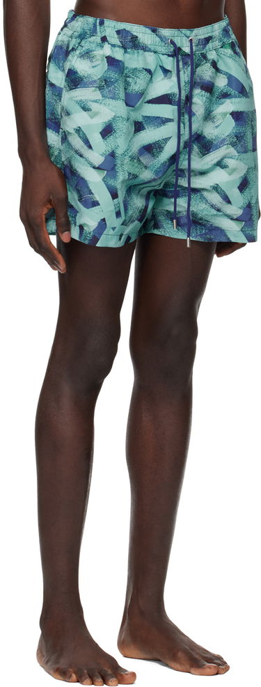 Badkläder Paul Smith Paul Smith Brush Stroke Swim Shorts Blå | M1A-239B-M41430-47, 1