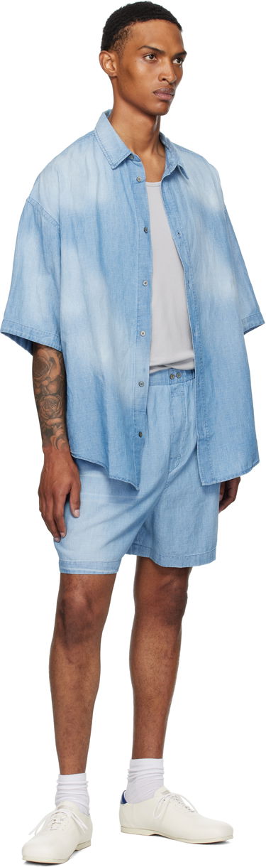 Shorts Acne Studios Acne Studios Stamp Shorts Blå | BE0183-, 3