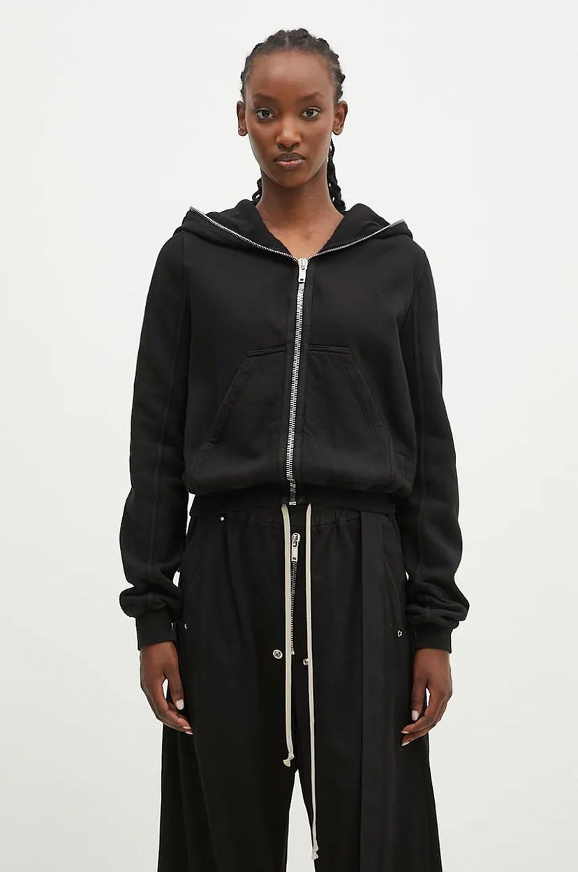 Sweatshirt Rick Owens Hoodie Svart | DS02D2246.FEP1