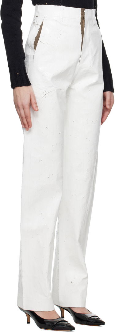 Byxor Maison Margiela MM6 Maison Margiela Tailoring Trousers Vit | S62KB0224 M35437, 1