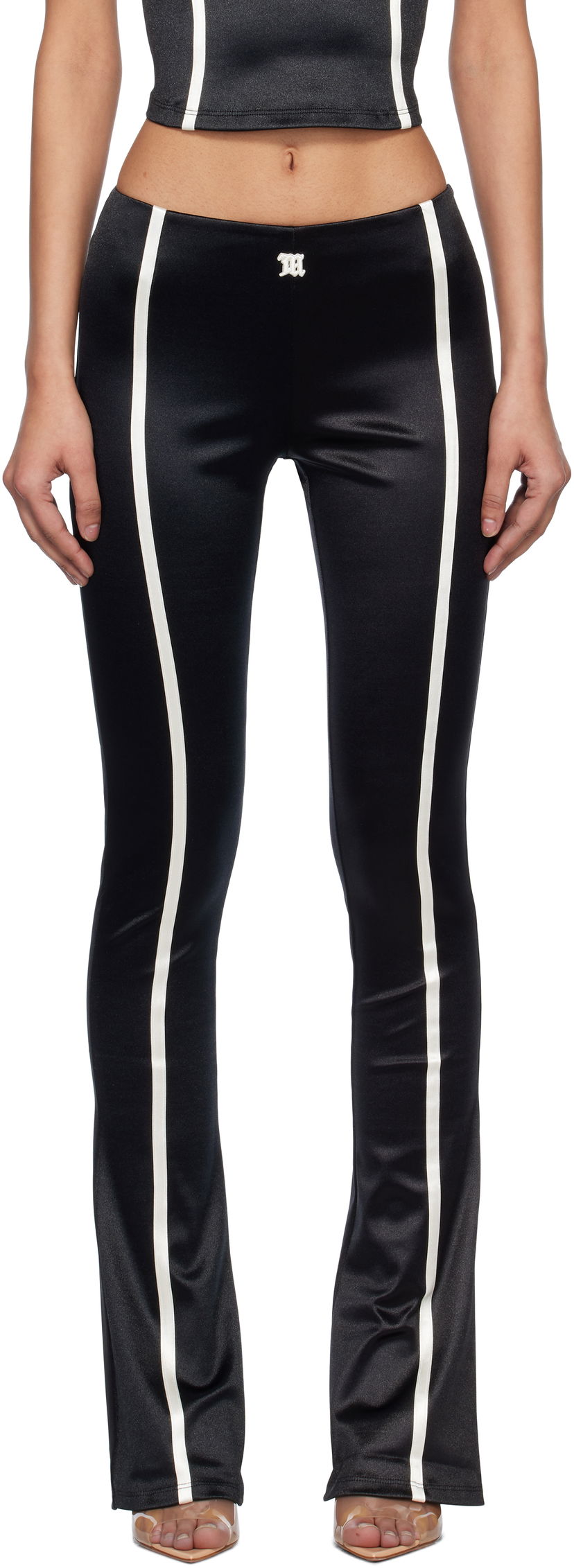 Damasker MISBHV MISBHV St Germain Flared Leggings Svart | 250W302