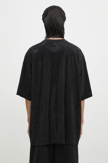 T-shirt VETEMENTS Iced-Out Oversized T-Shirt Svart | UA66TR900B, 2