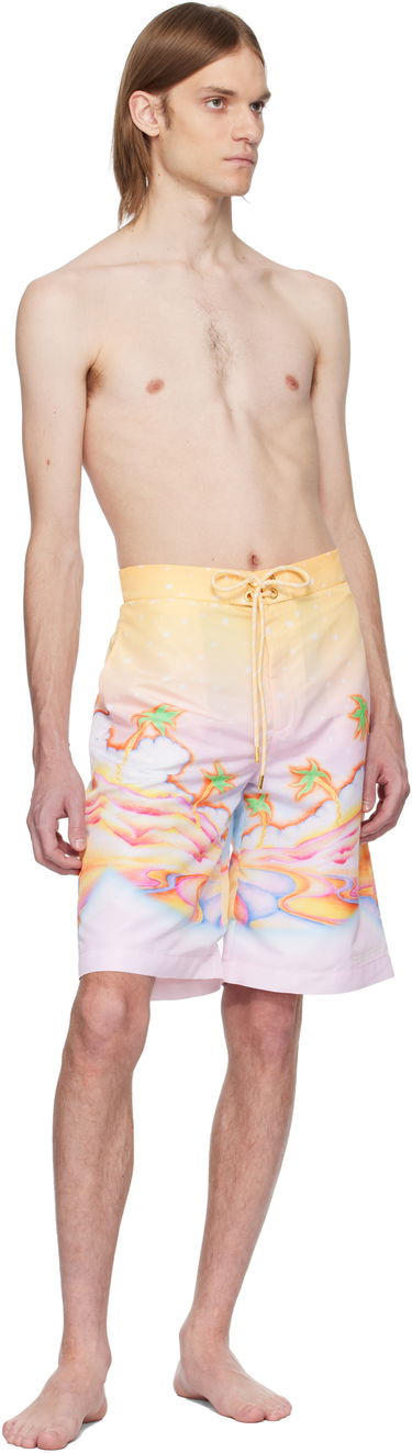 Badkläder Casablanca Casablanca Psychedelic Nirvana Swim Shorts Flerfärgad | MS25-SWM-049-01, 3