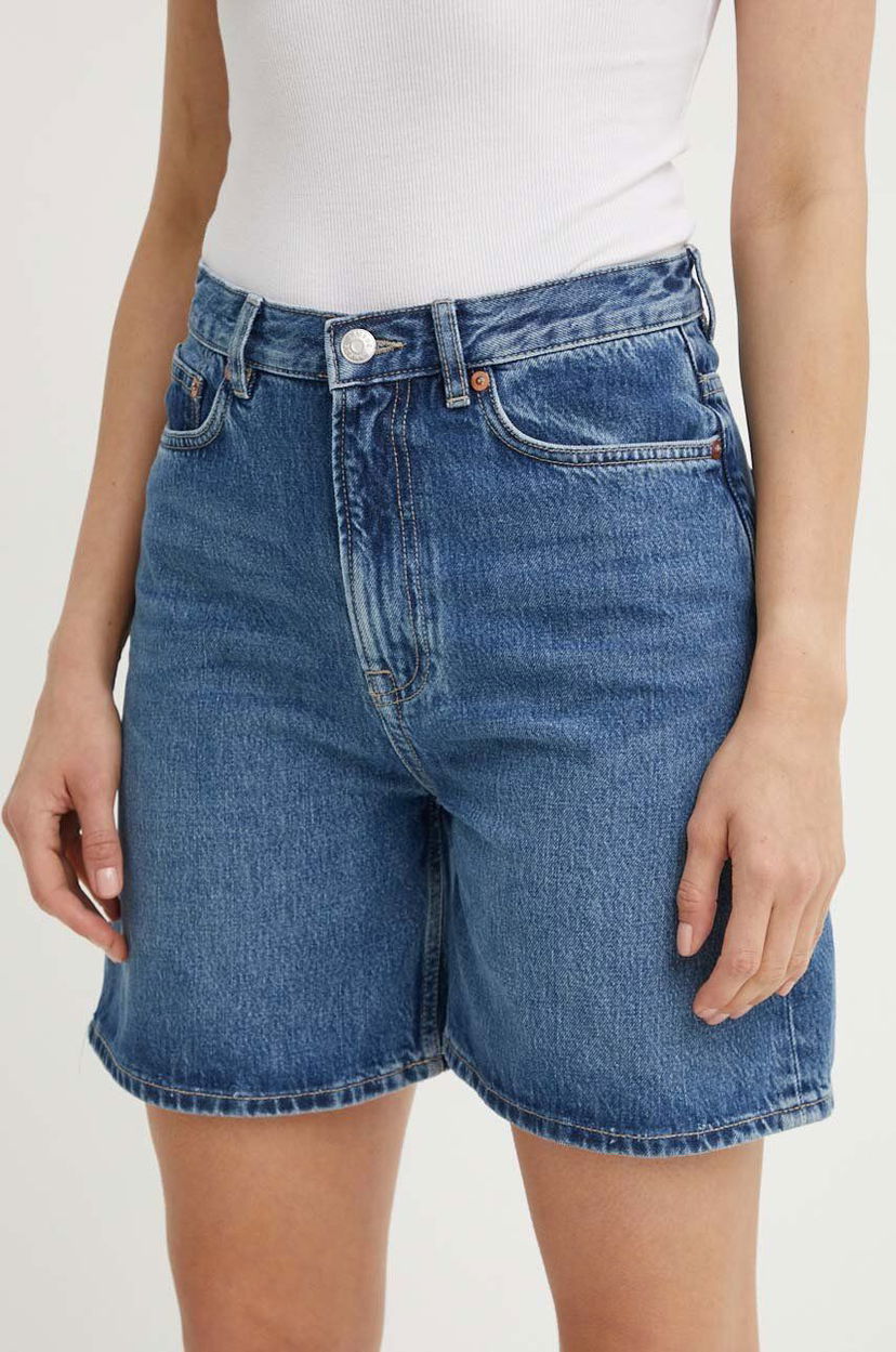 Shorts Samsoe Samsoe Samsoe Samsoe SASHELLY High Waist Shorts Blå | F24200011