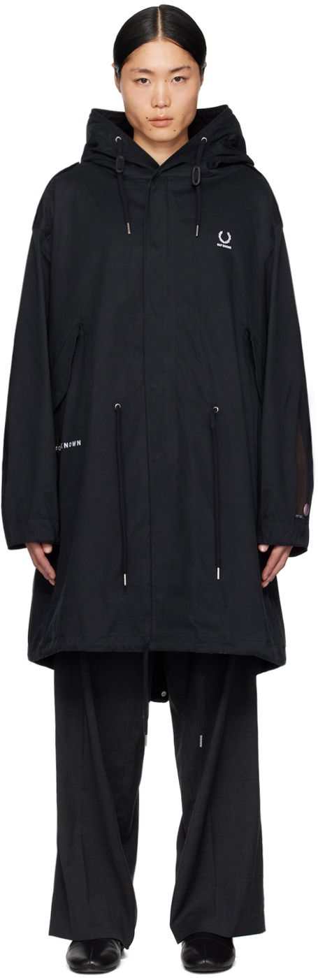 Rockar RAF SIMONS Fred Perry x Coat Svart | SJ6524, 0
