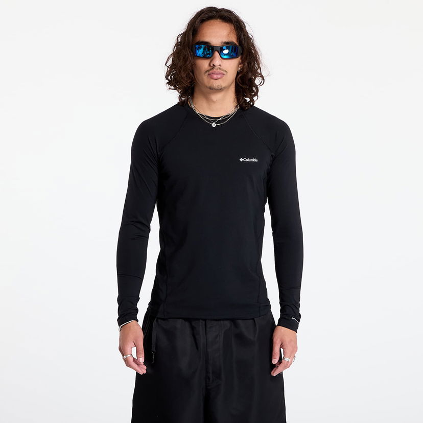 T-shirt Columbia Midweight Stretch Long Sleeve Top Svart | 1638591011