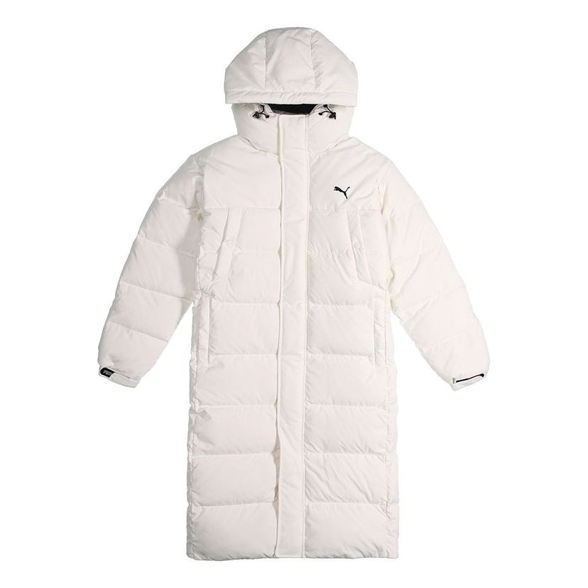 Pufferjacka Puma Long Down Padded Coat Vit | 928651-02