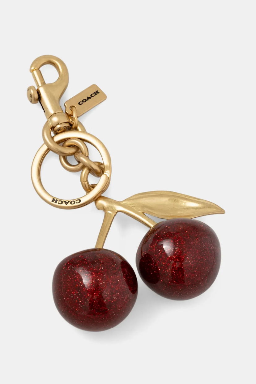 Nyckelringar Coach Coach Cherry Bag Charm Röd | 77840