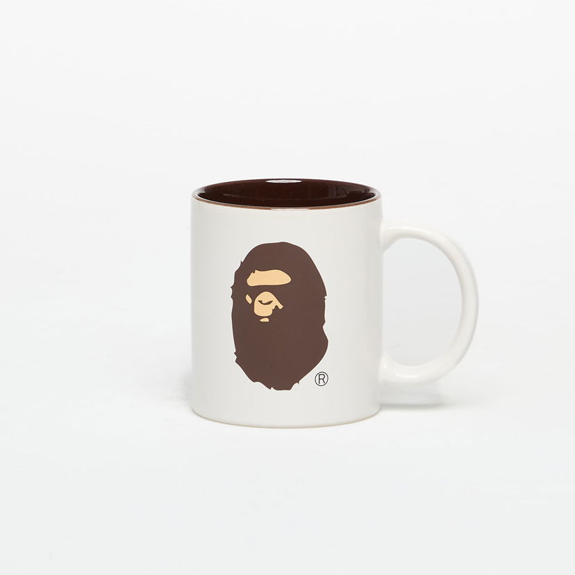 Samlarobjekt BAPE Bape Head Mug Vit | 001KAL801011MWHT