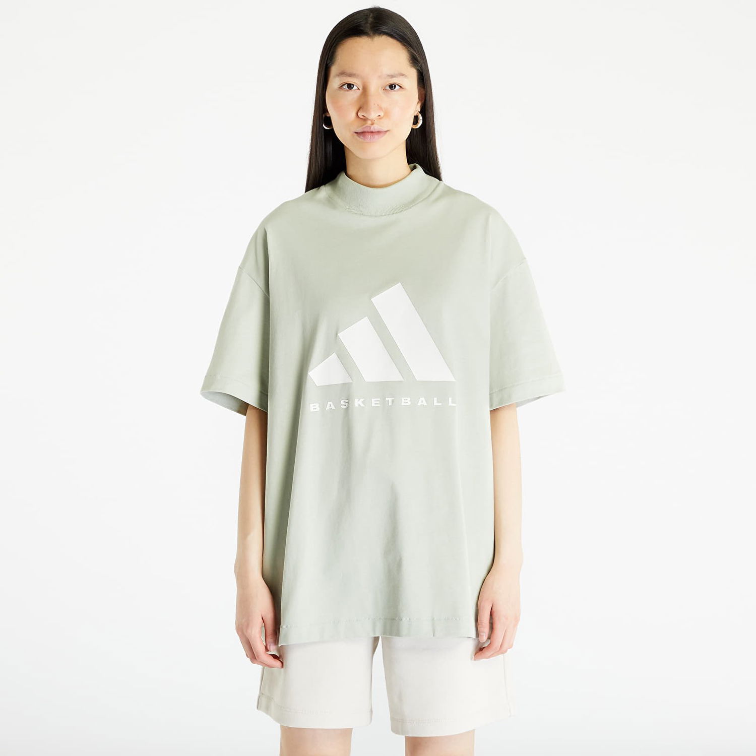 T-shirt adidas Originals Basketball Tee UNISEX "Halo Green" Grön | IA3446, 0