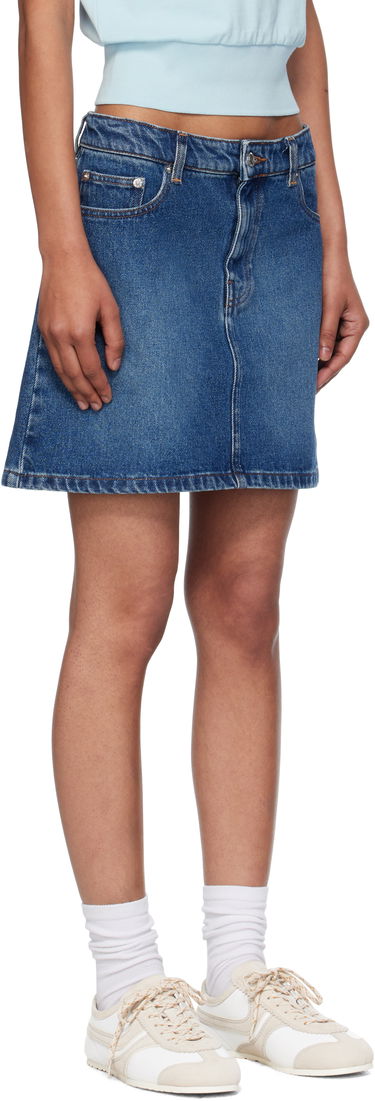 Kjol A.P.C. A.P.C. Denim Miniskirt Blå | COHJL-F06374, 1