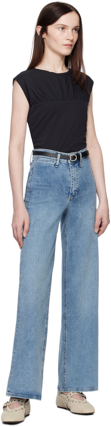 Linne rag & bone Rag & Bone Mica Banded Top Svart | WCC24HT009M409, 3