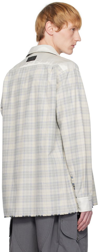 Skjorta Maison Margiela MM6 Maison Margiela Checkered Placket Shirt Vit | SH2DT0016 M35444, 2