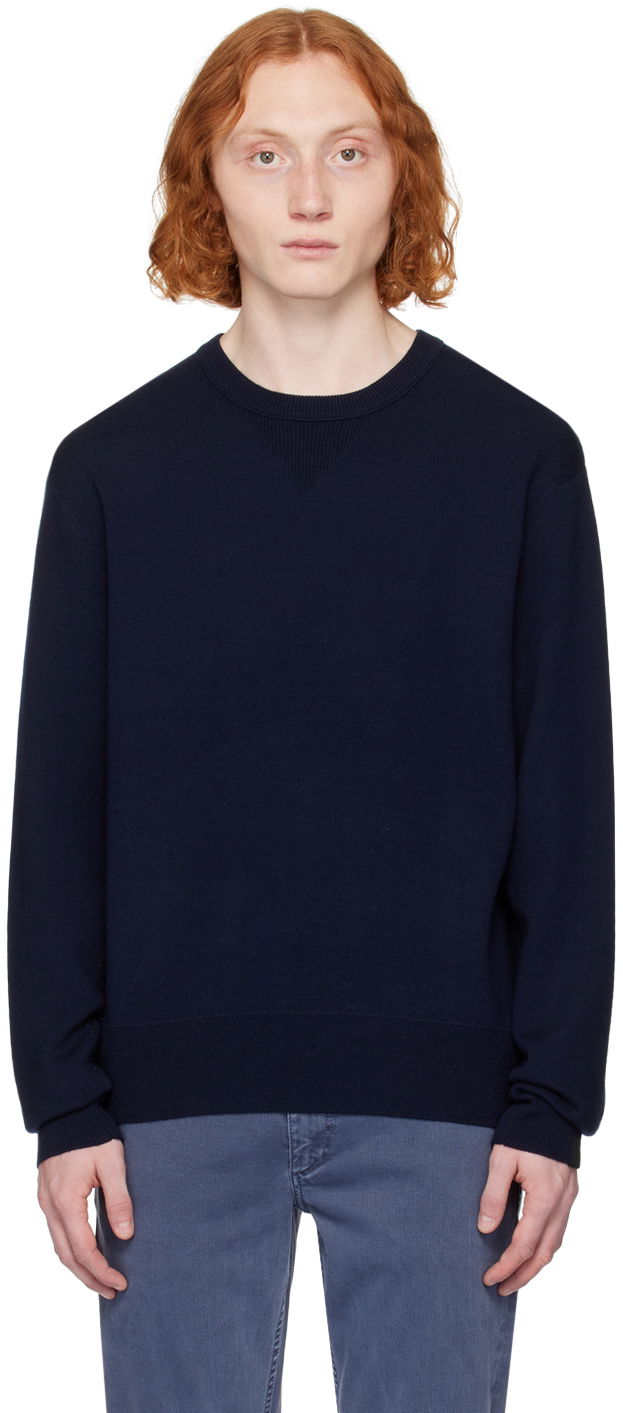 Sweater rag & bone York Knit Sweater Mörkblå | MBS23H026HS26