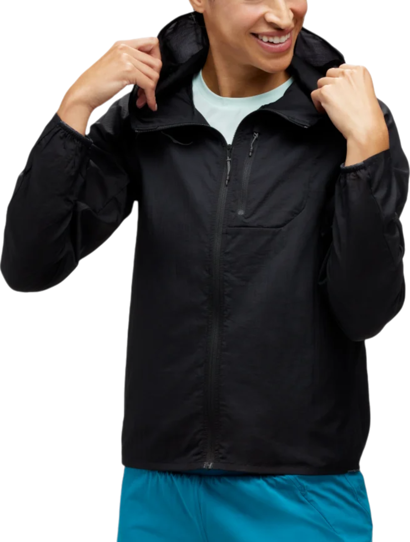 Vindjacka Hoka One One Skyflow Jacket Svart | 1141671-blk